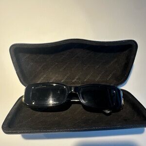 Balenciaga Dark Sunglasses with Case